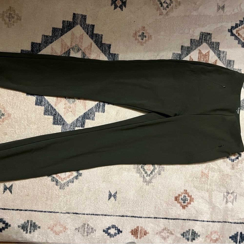 Banana Republic Dark Green Straight Leg Pants